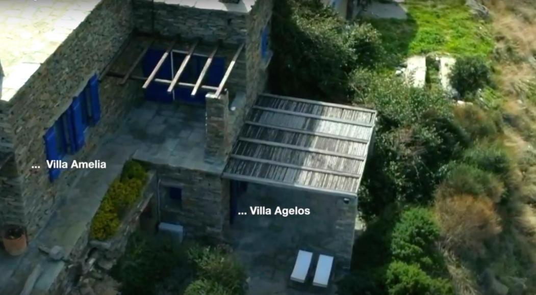 Amelia Beachfront Villa Korissia  Exterior foto