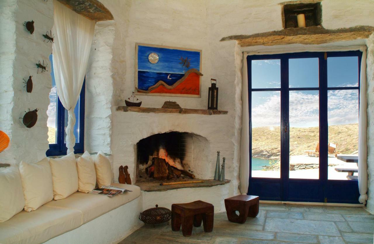 Amelia Beachfront Villa Korissia  Exterior foto