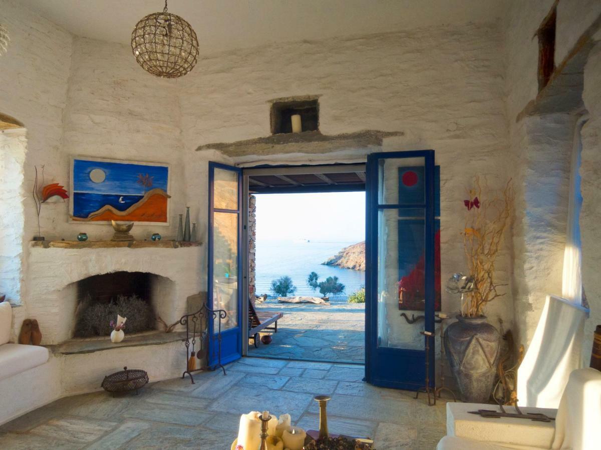 Amelia Beachfront Villa Korissia  Exterior foto