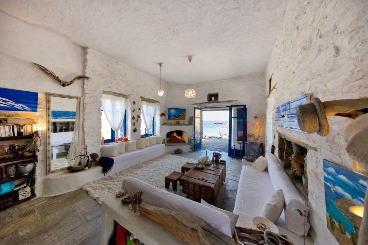 Amelia Beachfront Villa Korissia  Exterior foto