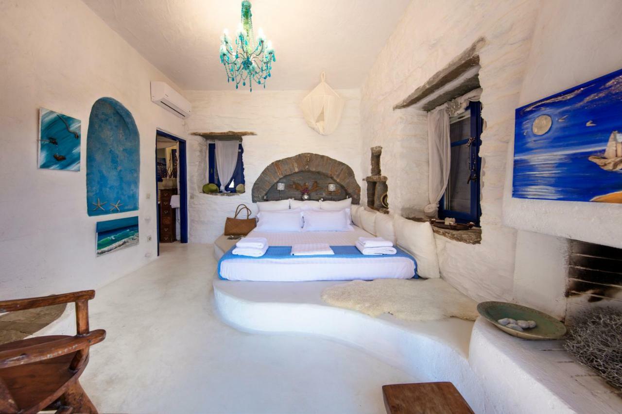 Amelia Beachfront Villa Korissia  Exterior foto