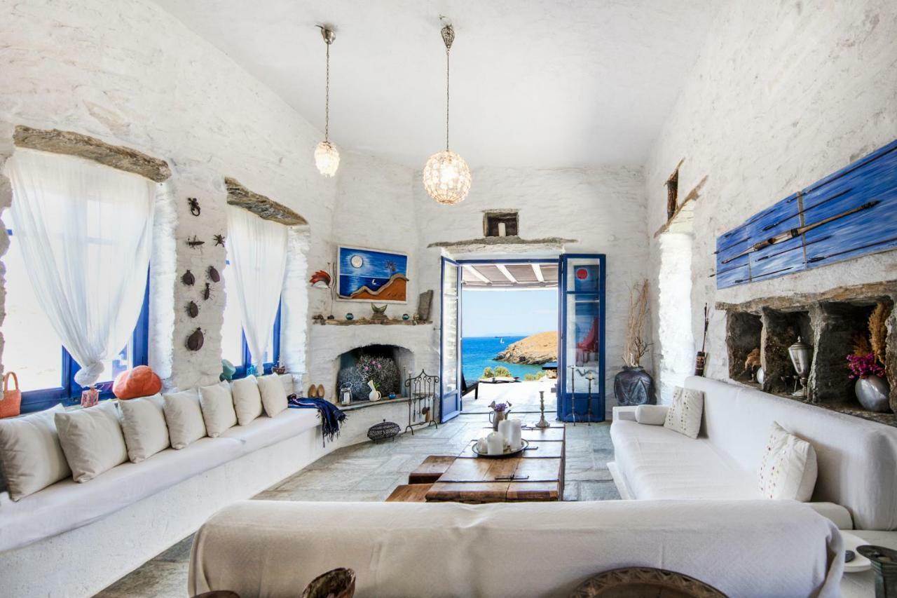 Amelia Beachfront Villa Korissia  Exterior foto